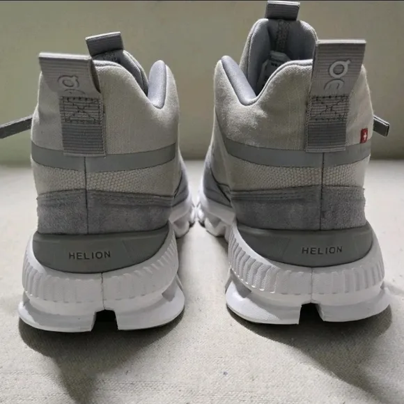 On Cloud Hi Women's Running Shoes - Glacier/Grey - US 8.5 - No Box