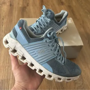 ON CLOUDSWIFT blue athletic training running lace up shoes sneakers women’s 6.5