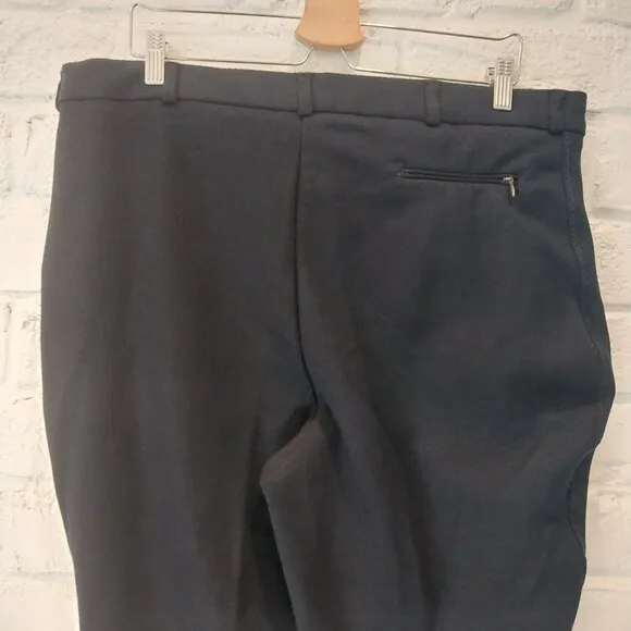 On Course Breeches Men 40 Long Blue Jodhpurs Knee Patch Horseback Cotton Natural