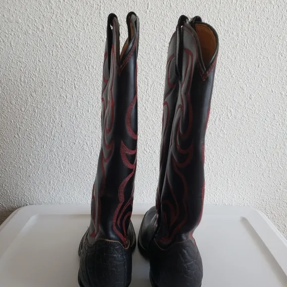 Ortho O'Sullivan Ease Men High Western Rancho Cowboy Rodeo Boots#