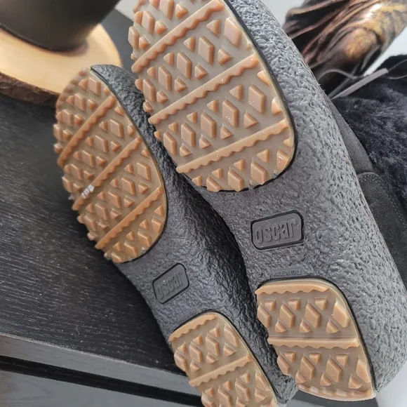 Oscar Sport Vegan Leather Fur Ski Snow Boots