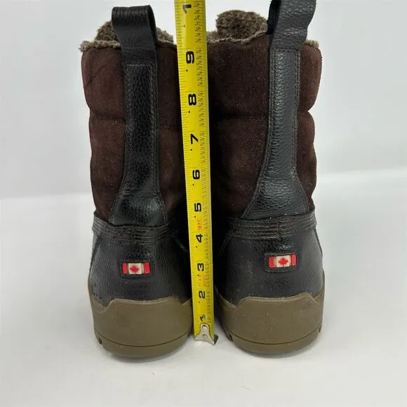 Pajar Canada Men's Brown Waterproof Snow Boots Size 12-12.5 Winter