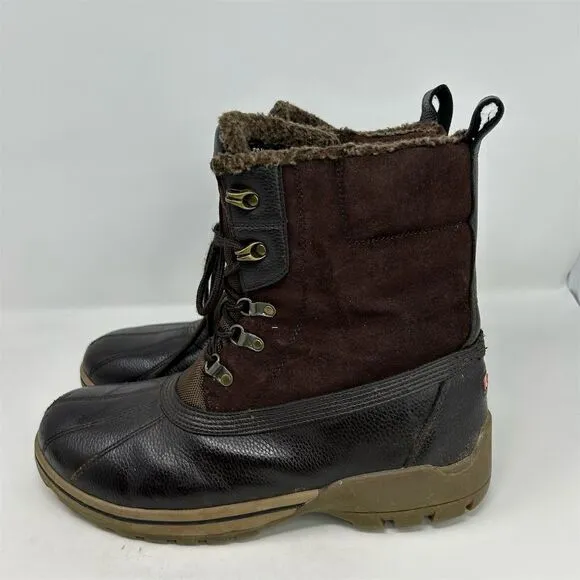 Pajar Canada Men's Brown Waterproof Snow Boots Size 12-12.5 Winter