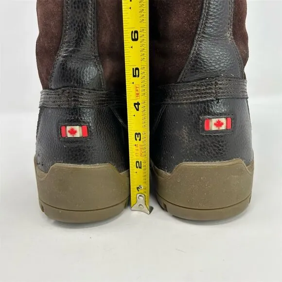 Pajar Canada Men's Brown Waterproof Snow Boots Size 12-12.5 Winter