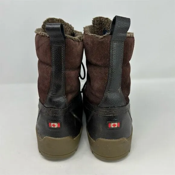 Pajar Canada Men's Brown Waterproof Snow Boots Size 12-12.5 Winter
