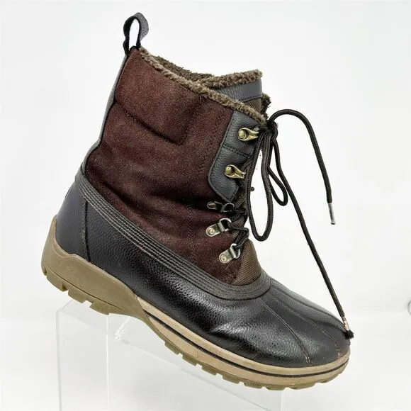 Pajar Canada Men's Brown Waterproof Snow Boots Size 12-12.5 Winter