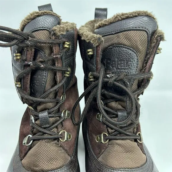 Pajar Canada Men's Brown Waterproof Snow Boots Size 12-12.5 Winter