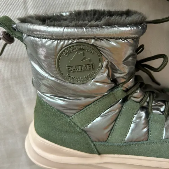 Pajar green boots from Saks size 11 💚