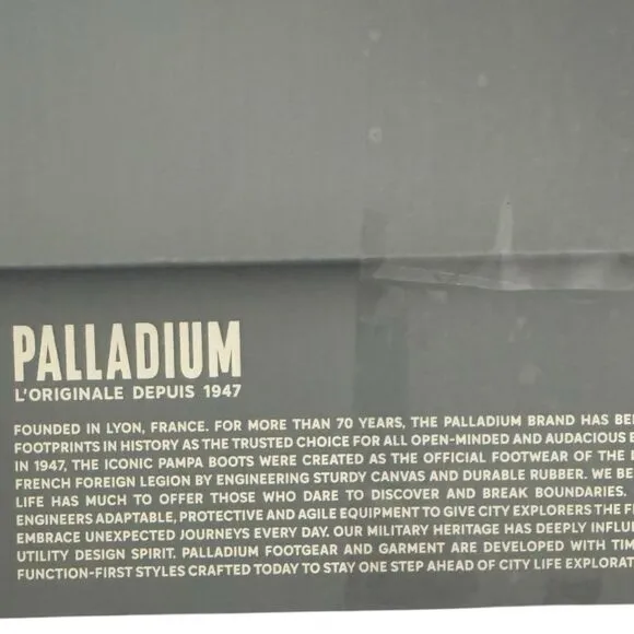Palladium L’Originale Revolt Hi TX Combat Black Boots Women’s Size 6 Medium