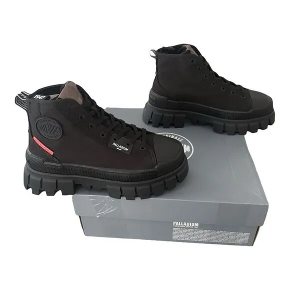 Palladium L’Originale Revolt Hi TX Combat Black Boots Women’s Size 6 Medium