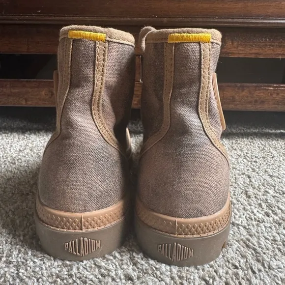 Palladium Pampa Hi Wax Boots Shoes Brown Casual Sneakers NWOB