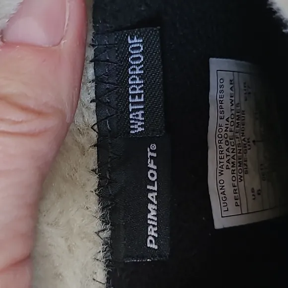 Patagonia Boots Women's sz 6 Lugano Espresso Suede Waterproof Tall Snow Boots