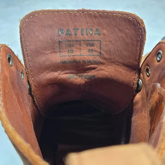 PATINA Leather Boots, Men’s Size 10, Made In Mexico, BP2123693