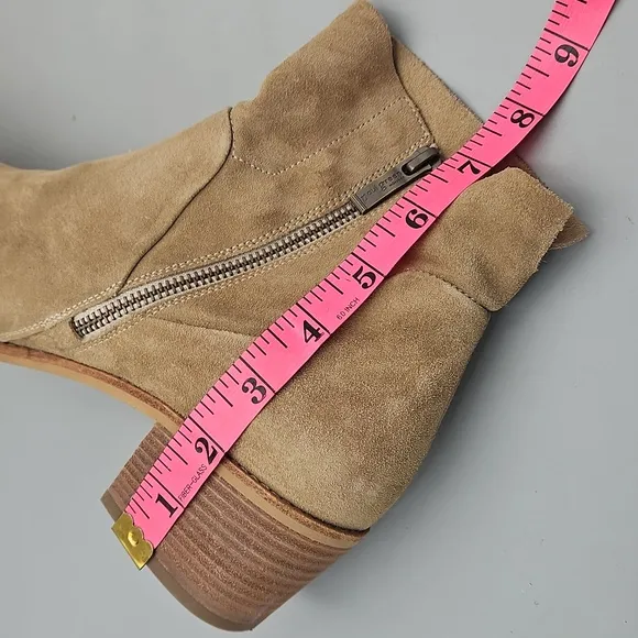 Paul Green Bootie Suede Ankle boots tan Women 8 UK 5.5