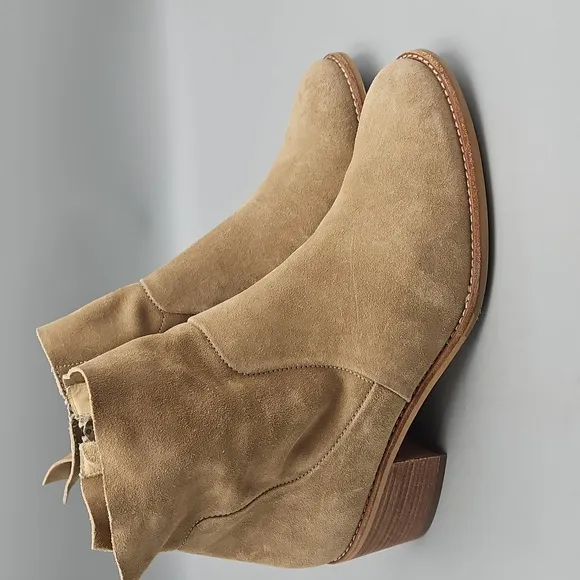 Paul Green Bootie Suede Ankle boots tan Women 8 UK 5.5
