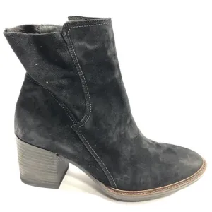 Paul Green Women’s Diedra, Black Zip Ankle Boots, Size US 8.5M, UK 6.