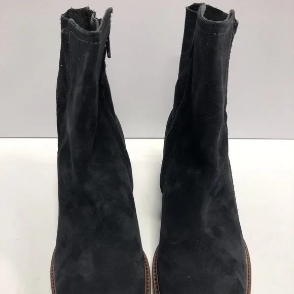 Paul Green Women’s Diedra, Black Zip Ankle Boots, Size US 8.5M, UK 6.