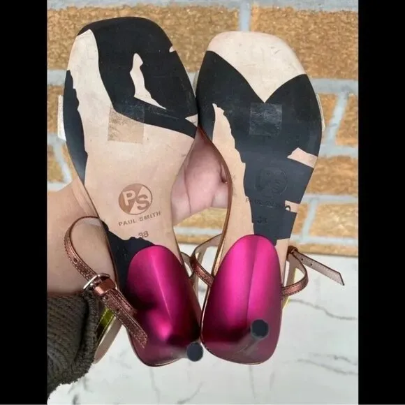 PAUL SMITH Nyla Heeled Sandals size 38/7.5