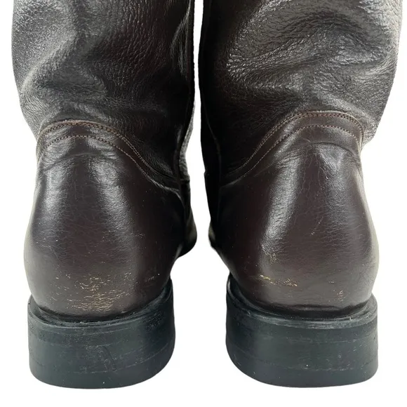 Pecos Bill Men’s Dark Brown Roper Western Cowboy Boots