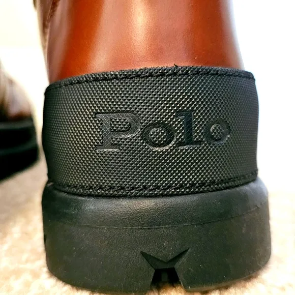 Polo Ralph Lauren Oslo Tactical Leather Boots  Never Worn A Few Scratches