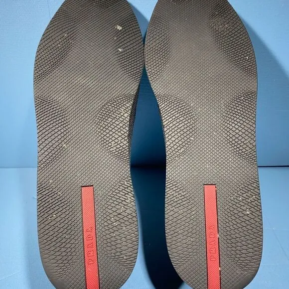 Prada Black Slip-On Shoes 3S 5802 Size 39, US 8.5