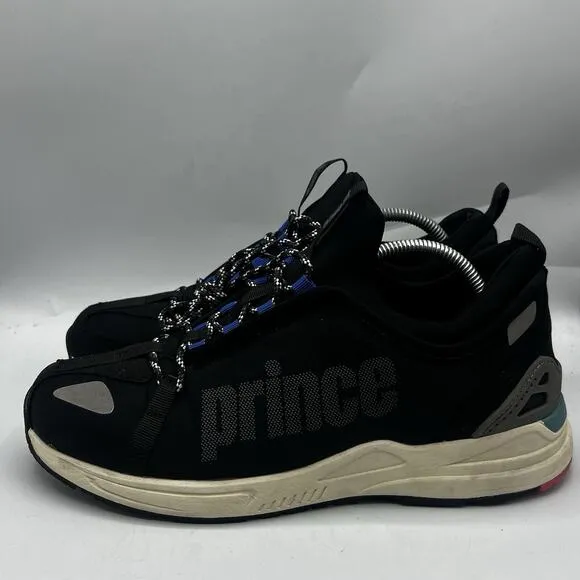 Prince Retro Spec Jog Mens Size 11 Black Casual Low Top Sneakers Shoes Trainers