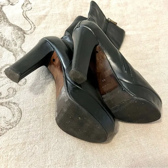 PROGETTO LEATHER WOMEN'S VALERIA PLATFORM BOOTIES