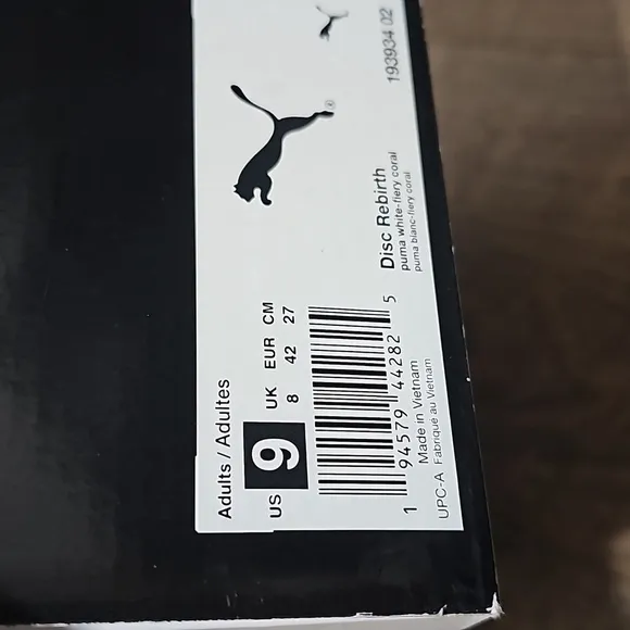 Puma Disc Rebirth Mens Shoes Size 9 NWB