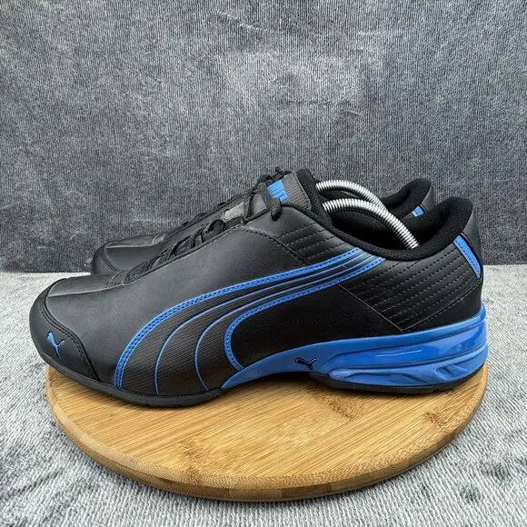 Puma  Super Levitate Shoes Mens Size 13 Black Blue Running training Gym Sneakers