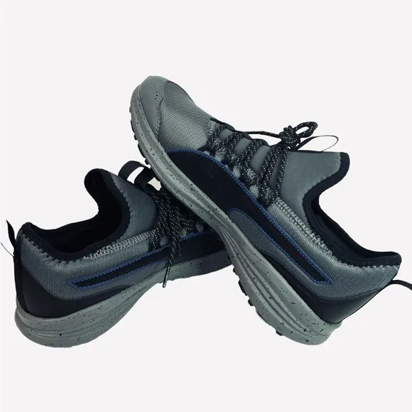 Puma Transport Trail Speck 377846 01 Gray Mesh Athletic Shoes Mens Size 12