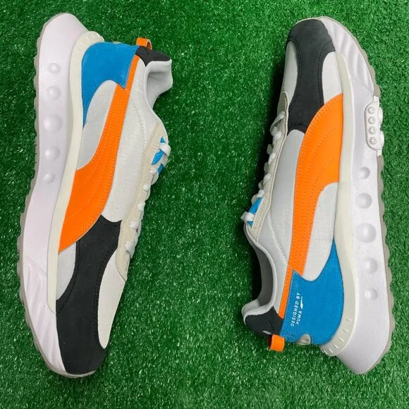 Puma Wild Rider Low Mens Running Shoes White  381517-03 NEW* Sz 11.5