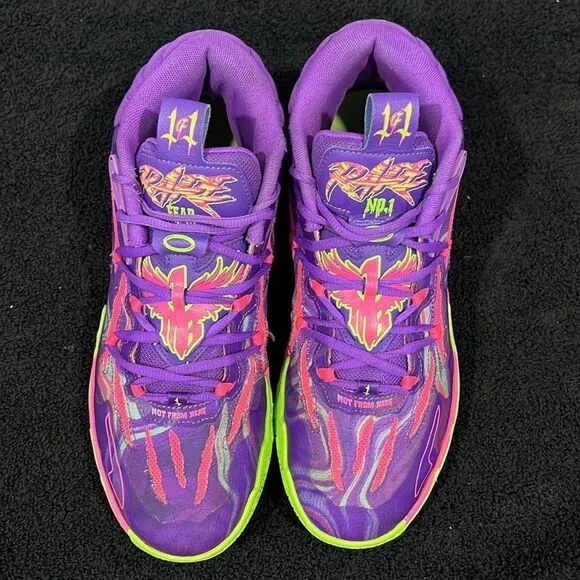 🔥🏀 PUMA x Lamelo Ball MB.03 &quot;Toxic&quot; NBA Basketball Shoes -RARE- Men Sz 10 - EU