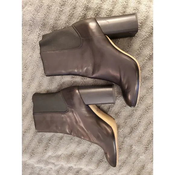 Rag &amp; Bone Agnes‎ Leather Ankle Boots Women Size 7 EU 37