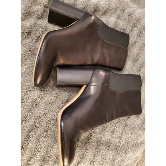 Rag &amp; Bone Agnes‎ Leather Ankle Boots Women Size 7 EU 37