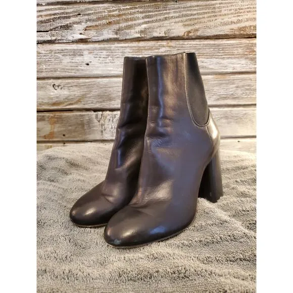 Rag &amp; Bone Agnes‎ Leather Ankle Boots Women Size 7 EU 37
