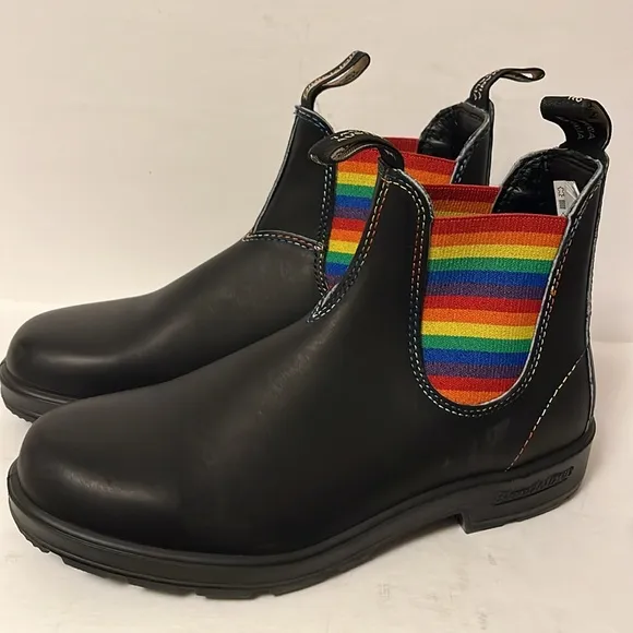 Rainbow Blundstone Boots 9.5
