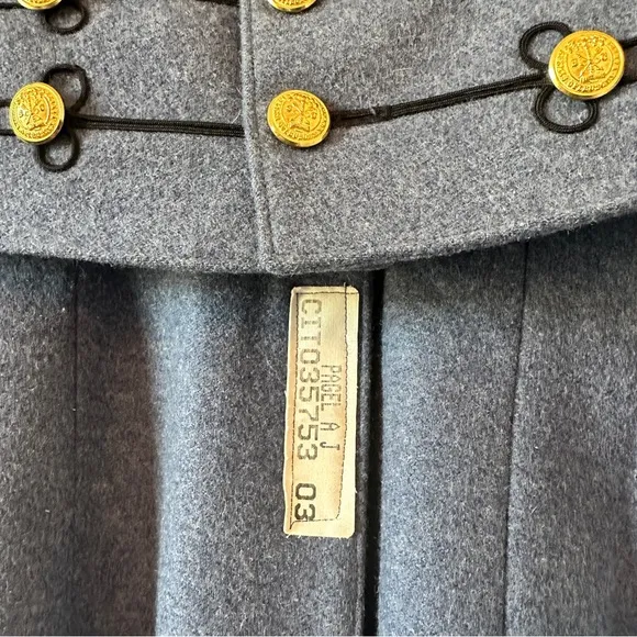 Rare 1930-1970s Vintage Citadel / West Point Military Academy War US Army Coat