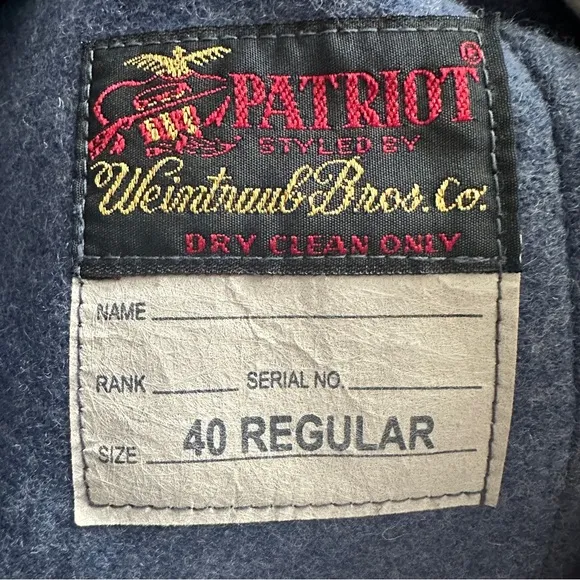 Rare 1930-1970s Vintage Citadel / West Point Military Academy War US Army Coat