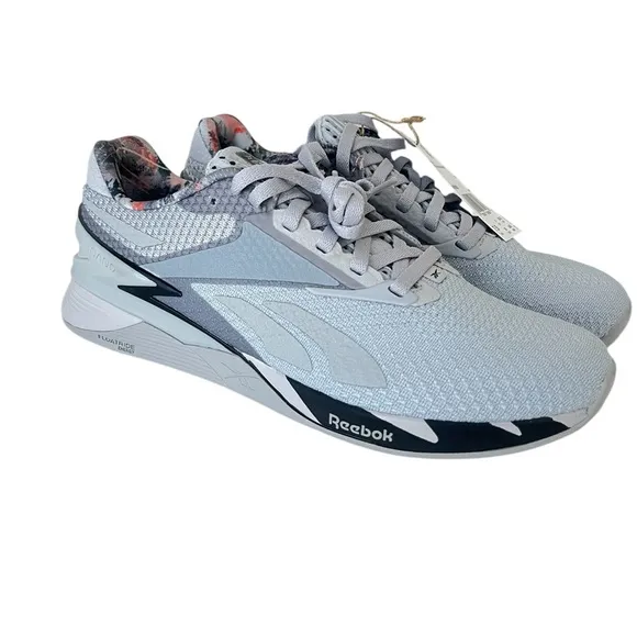 Rebook nano X3 cross trainer sneakers grey 7.5 NWT