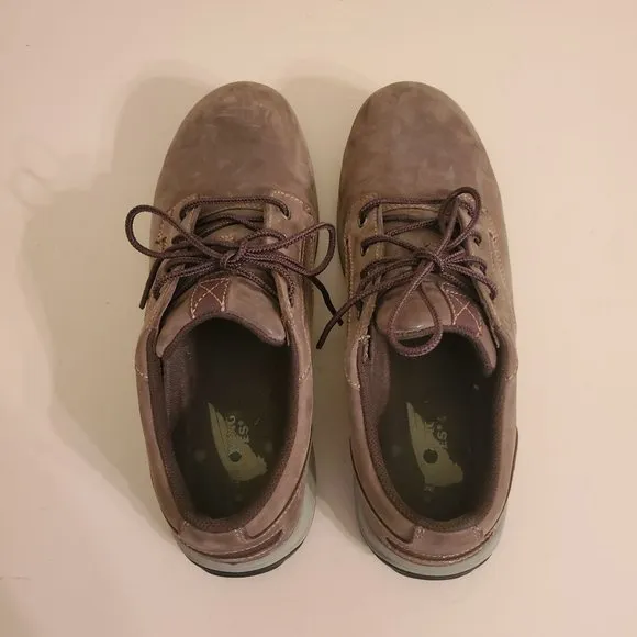Red Wing 9 Brown Leather Work Shoes Lace Up 2309 Steel Toe