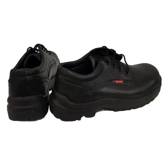 Red Wing Men's 6633 Black Size 8.5 Leather Steel Toe Shoes