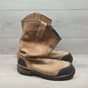 Red Wing Men's Leather Steel Toe Vibram Work Boots 4448 Shoes Sz 11D