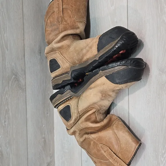 Red Wing Men's Leather Steel Toe Vibram Work Boots 4448 Shoes Sz 11D