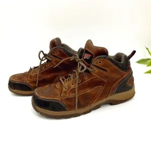 RED WING Men's Steel Toe Lace Up Brown Leather Work Boots 11 EE ASTM F2413-11
