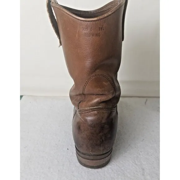 Red Wing Pecos Boots 1155 Dark Brown Oiled Leather USA Men 13 D US