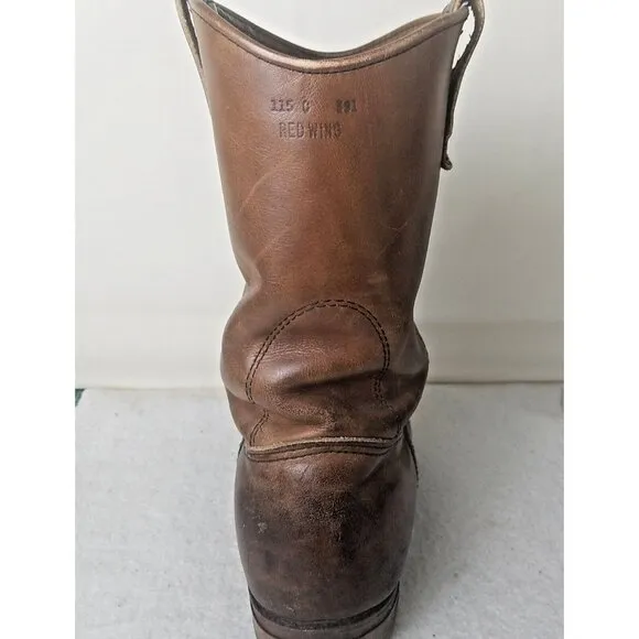 Red Wing Pecos Boots 1155 Dark Brown Oiled Leather USA Men 13 D US