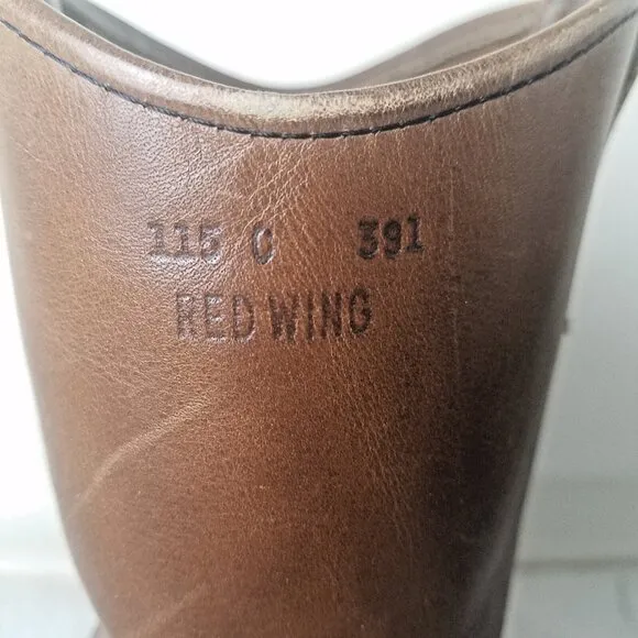 Red Wing Pecos Boots 1155 Dark Brown Oiled Leather USA Men 13 D US