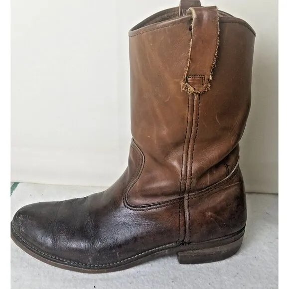 Red Wing Pecos Boots 1155 Dark Brown Oiled Leather USA Men 13 D US