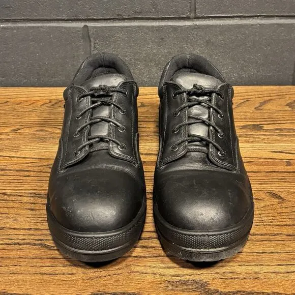Red Wing Shoes Black Leather Steel Toe Work Oxfords Men’s 13 D USA