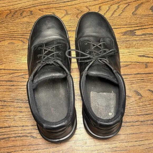 Red Wing Shoes Black Leather Steel Toe Work Oxfords Men’s 13 D USA